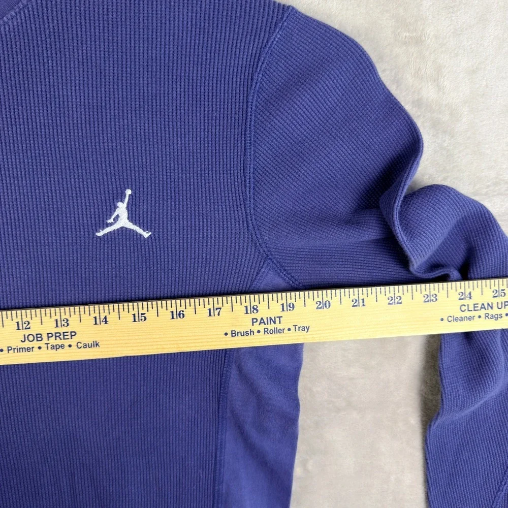 Nike Jordan Thermal Shirt Mens M Waffle Knit Long Sleeve‎ Jumpman 390195-499
